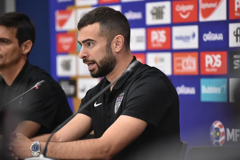 Press Conference Johor Darul Ta’zim and Terengganu Fc during their Sultan Haji Ahmad Shah Cup 2023 match at Sultan Ibrahim Stadium on Feb 23, 2023 in Johor Bahru, Malaysia. Photo by Emmer Farid / SNE-Photo