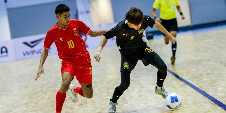 ASEAN U19 Futsal: Malaysia Hold Myanmar 3-3
