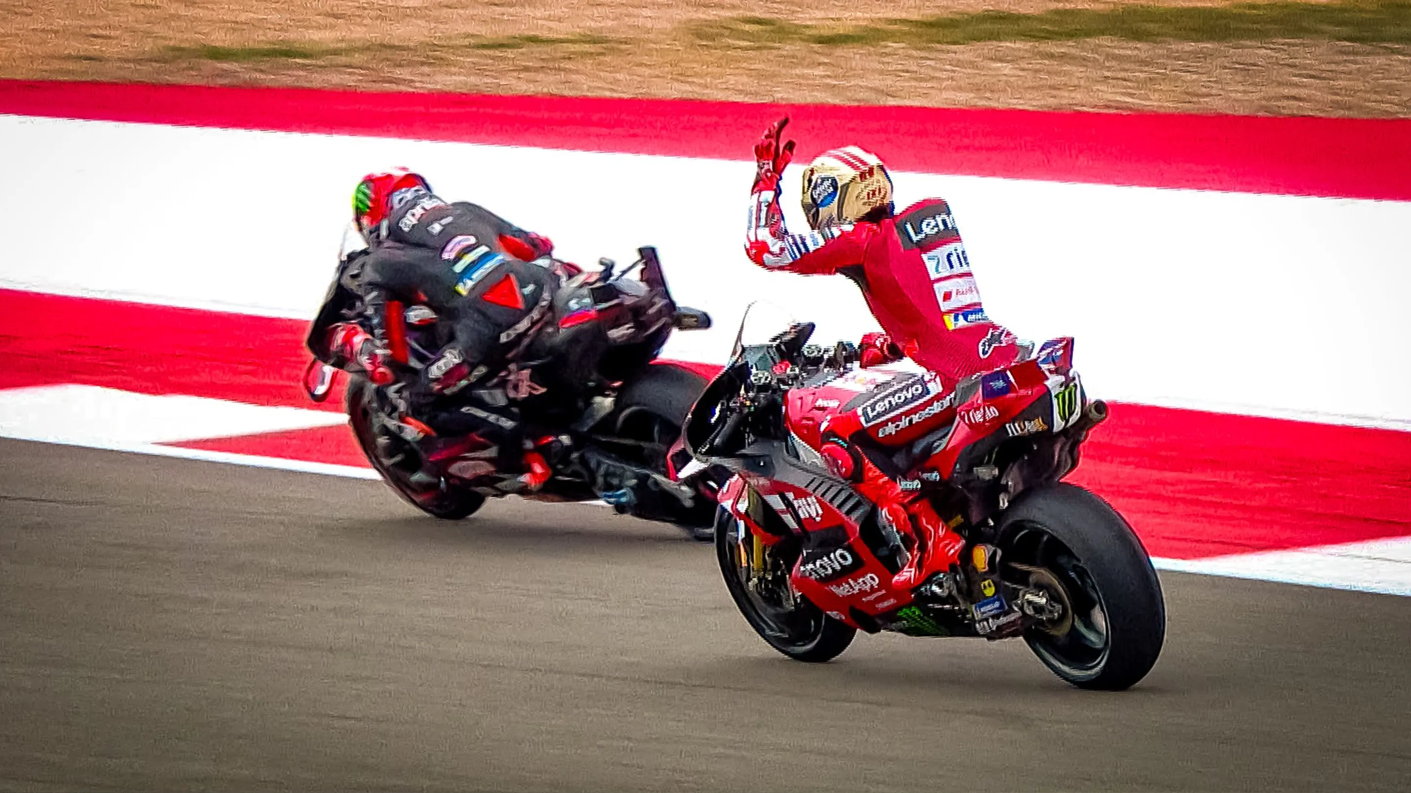 USGP: Marquez, Bezzecchi & Marini Hit Penalised in Sunday Race